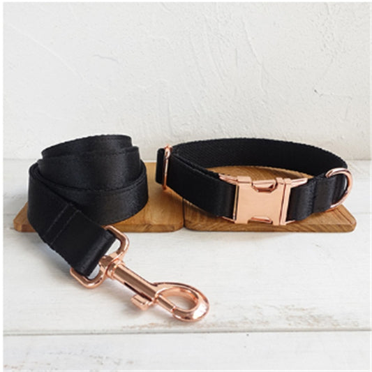 Trendy halsband zwart/brons