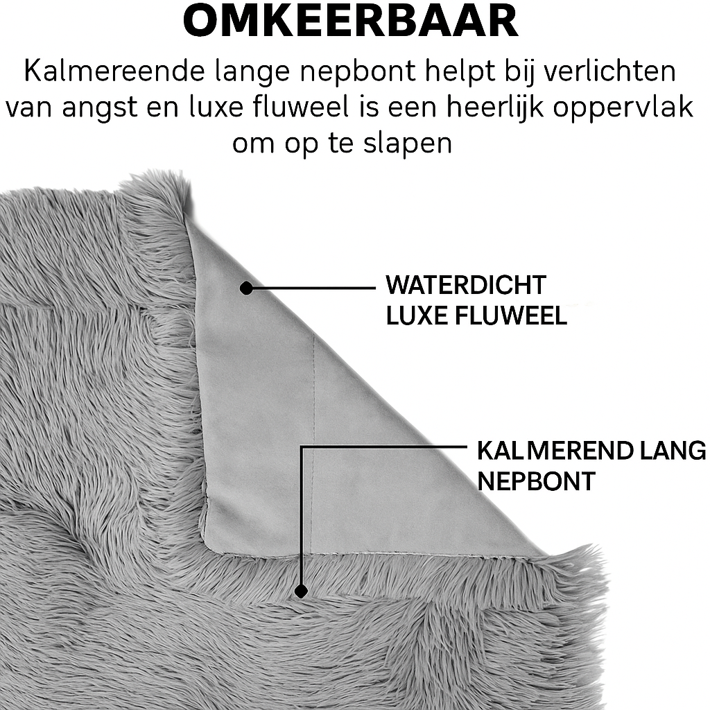 Pluche waterproof dekentjes