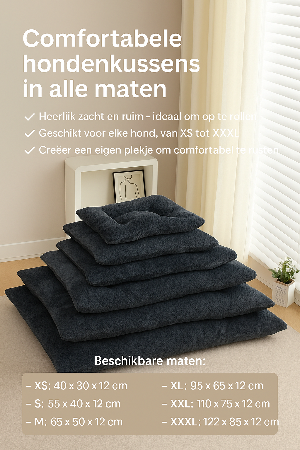 Extra comfortabele kussens