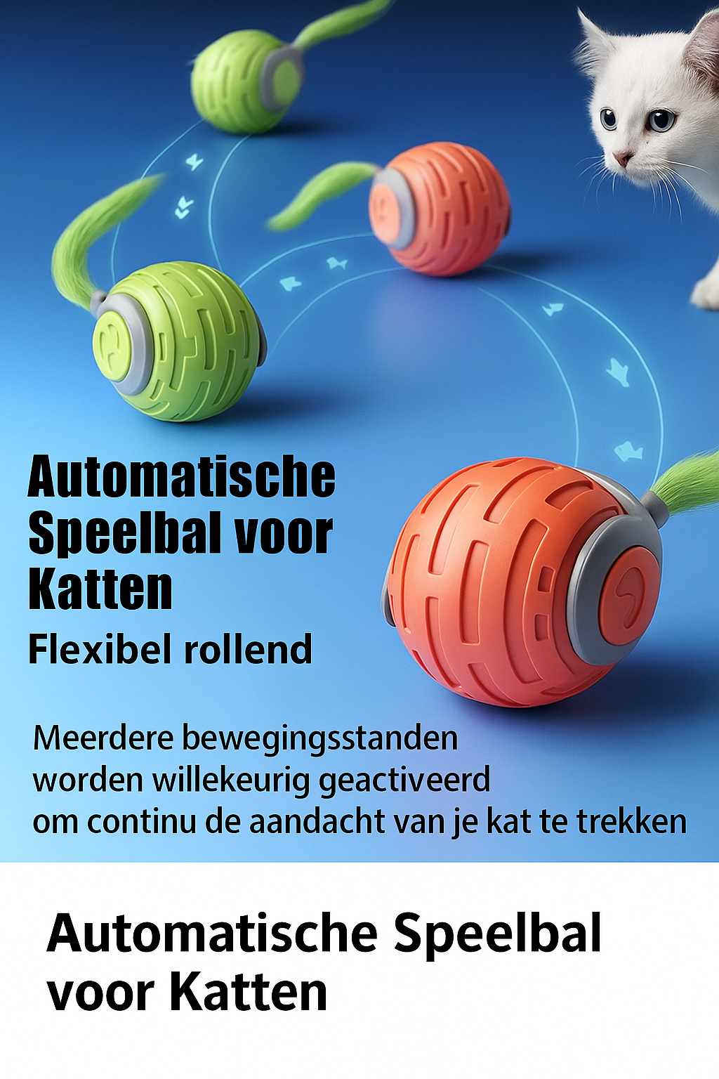 Interactieve automatische speelbal